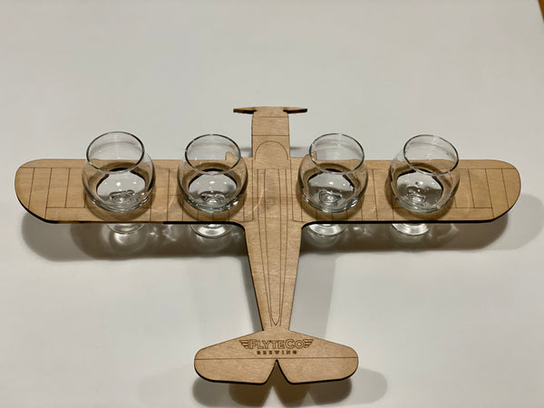 Airplane Flyte Tray - Get 4 Glasses for Free!
